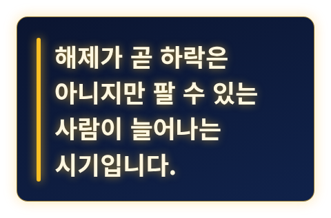 락업 해제 시기에 대한 핵심 문장 강조 카드