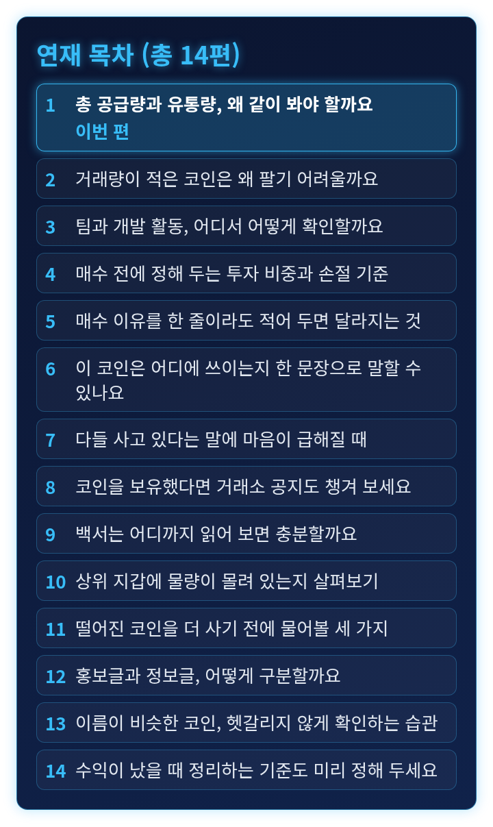 연재 목차