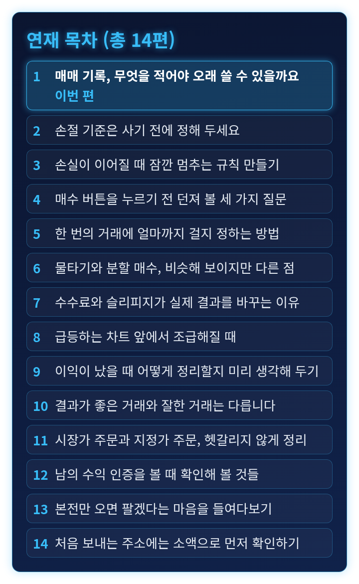 연재 목차