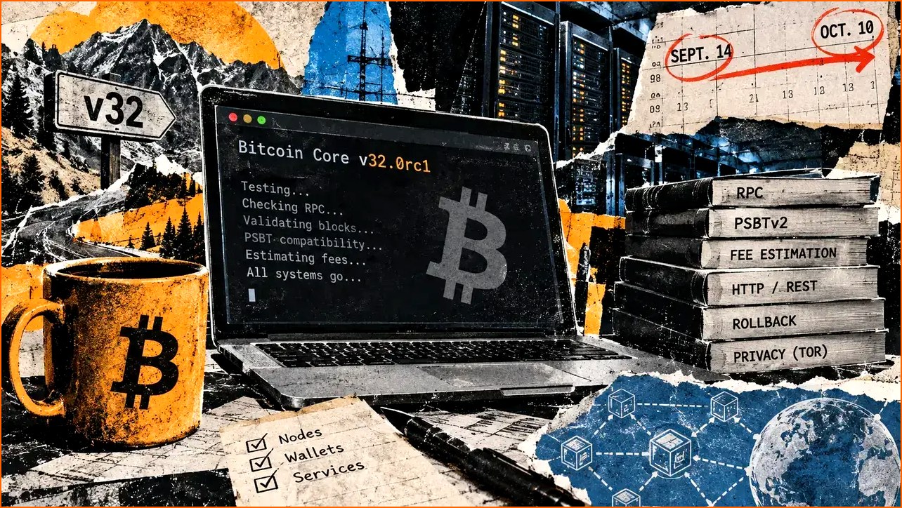 비트코인 BTC 뉴스 - 비트코인 코어 v32.0rc1 출시: | 칼데라 크립토 커뮤니티