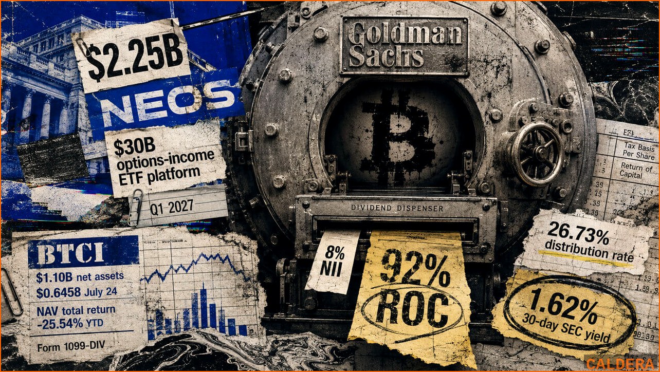 비트코인 BTC 뉴스 - 골드만삭스, 2.25조 원 투입…비트 | 칼데라 크립토 커뮤니티