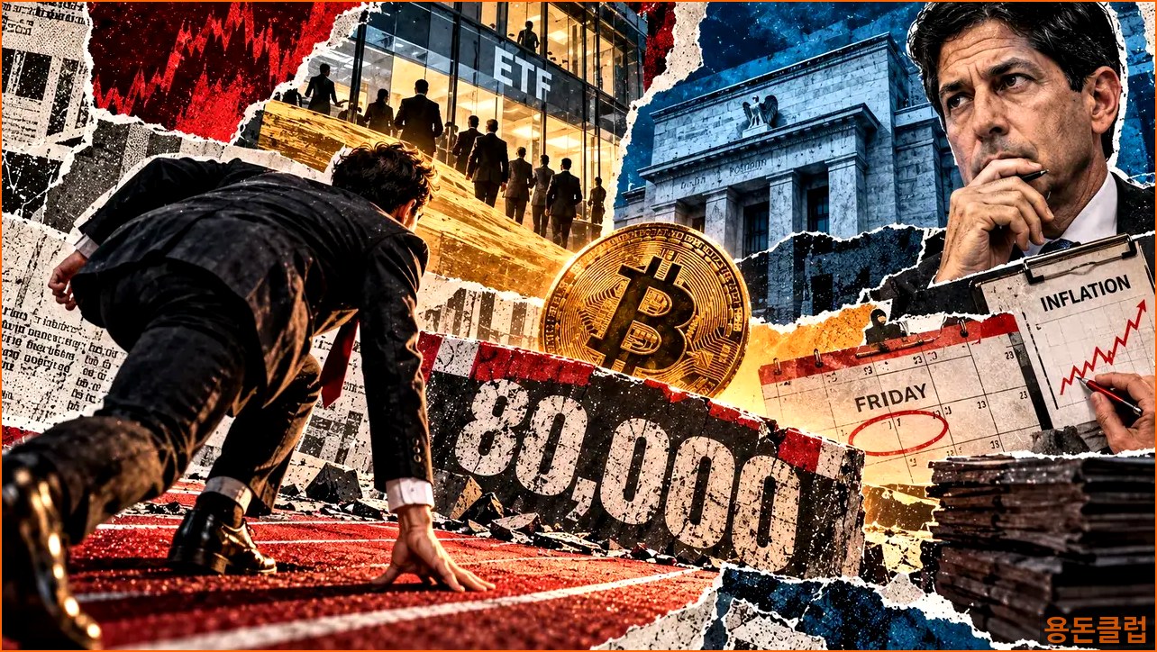 비트코인 BTC 뉴스 - 비트코인 8만 달러 지지선, ETF | 용돈클럽