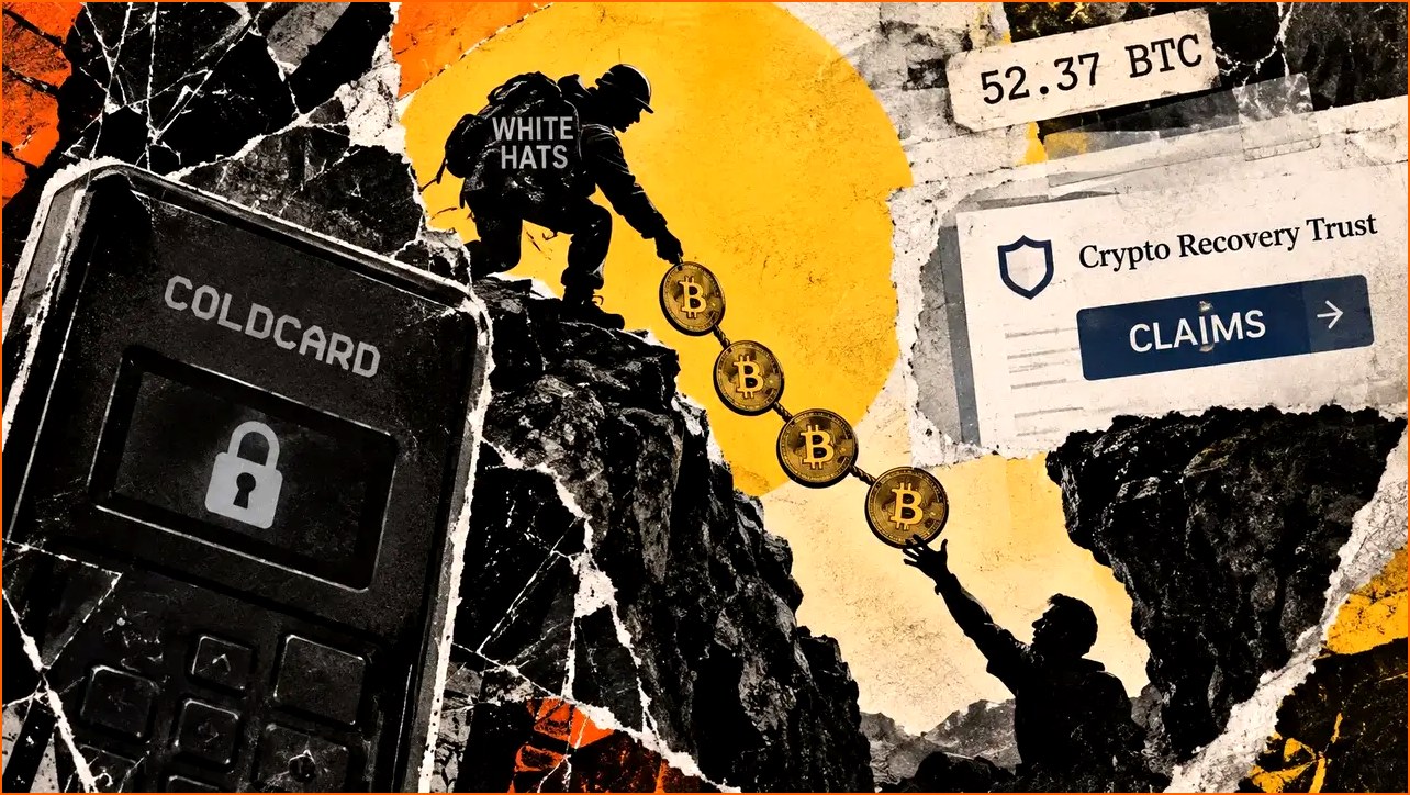 비트코인 BTC 뉴스 - 콜드카드 해킹 피해자, 52 BTC | 칼데라 크립토 커뮤니티