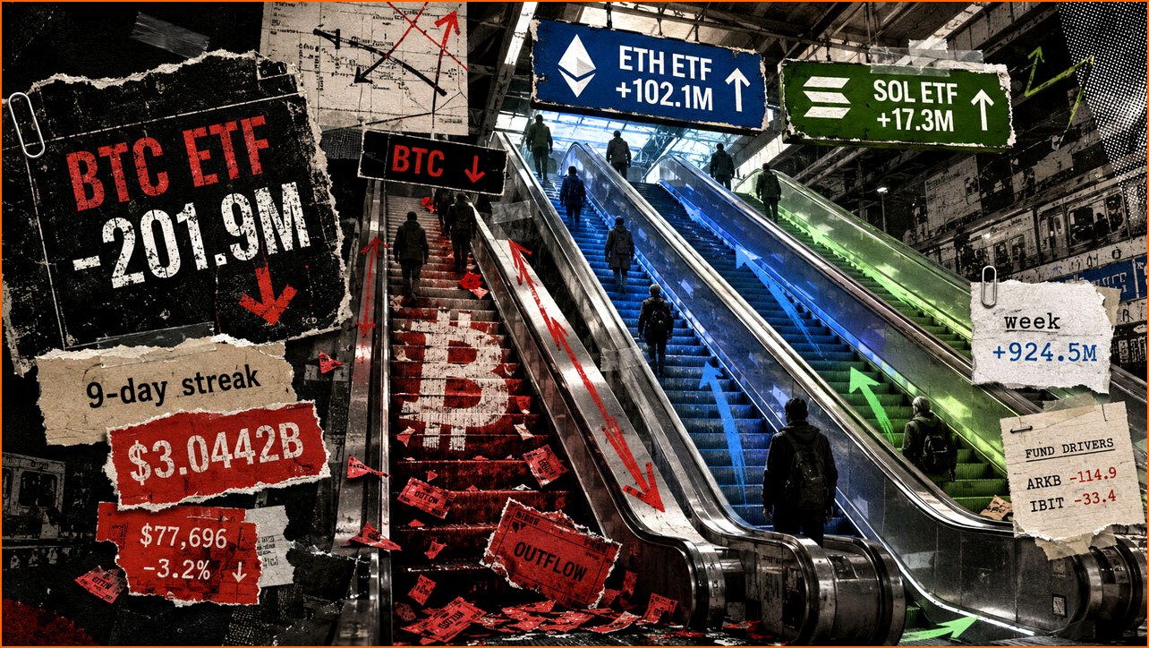 비트코인 BTC 뉴스 - 비트코인 ETF 유입 중단, 이더리움 | 칼데라 크립토 커뮤니티