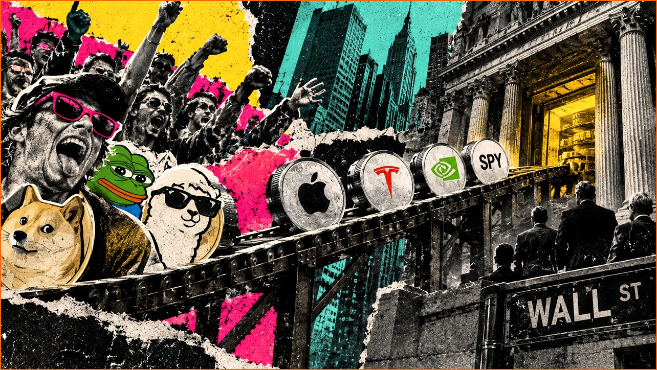 기타코인 OTHER 뉴스 - 밈코인, 증시 토큰과 결합해 월스트리 | 칼데라 크립토 커뮤니티