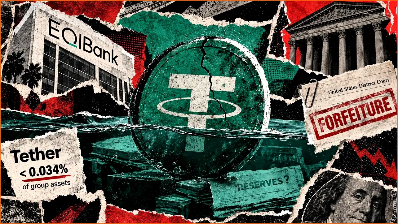기타코인 OTHER 뉴스 - 테더, EQIBank 제재 여파…US | 칼데라 크립토 커뮤니티