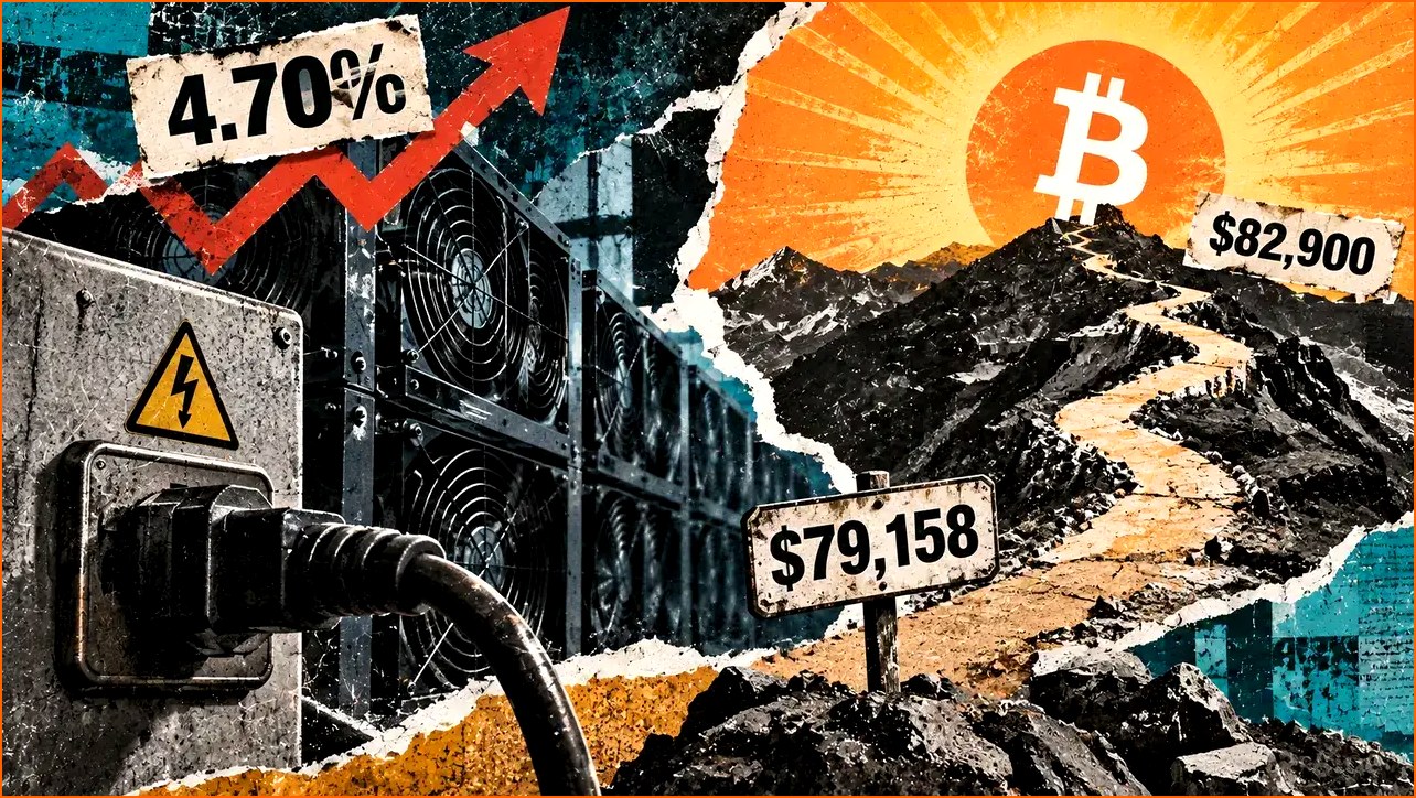 비트코인 BTC 뉴스 - 비트코인, 채굴 난이도 상승에 8만2 | 칼데라 크립토 커뮤니티