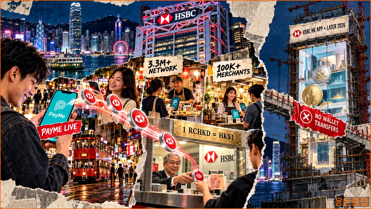기타코인 OTHER 뉴스 - HSBC, 홍콩달러 스테이블코인 '레 | 용돈클럽