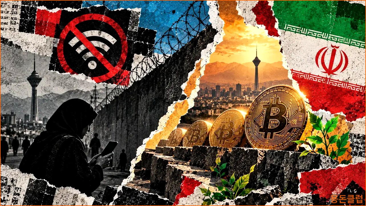 비트코인 BTC 뉴스 - 이란 인터넷 차단 중 비트코인 활동 | 용돈클럽