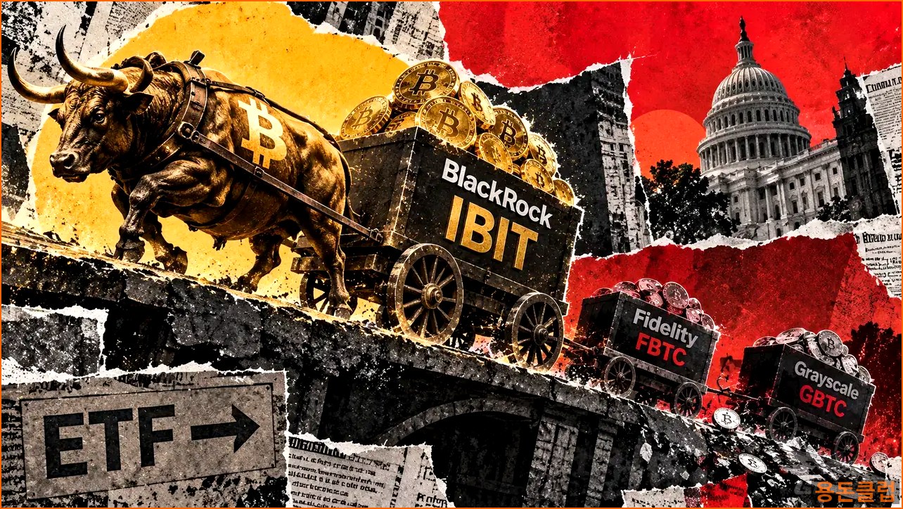 비트코인 BTC 뉴스 - 블랙록 주도 비트코인 ETF, 2주간 | 용돈클럽
