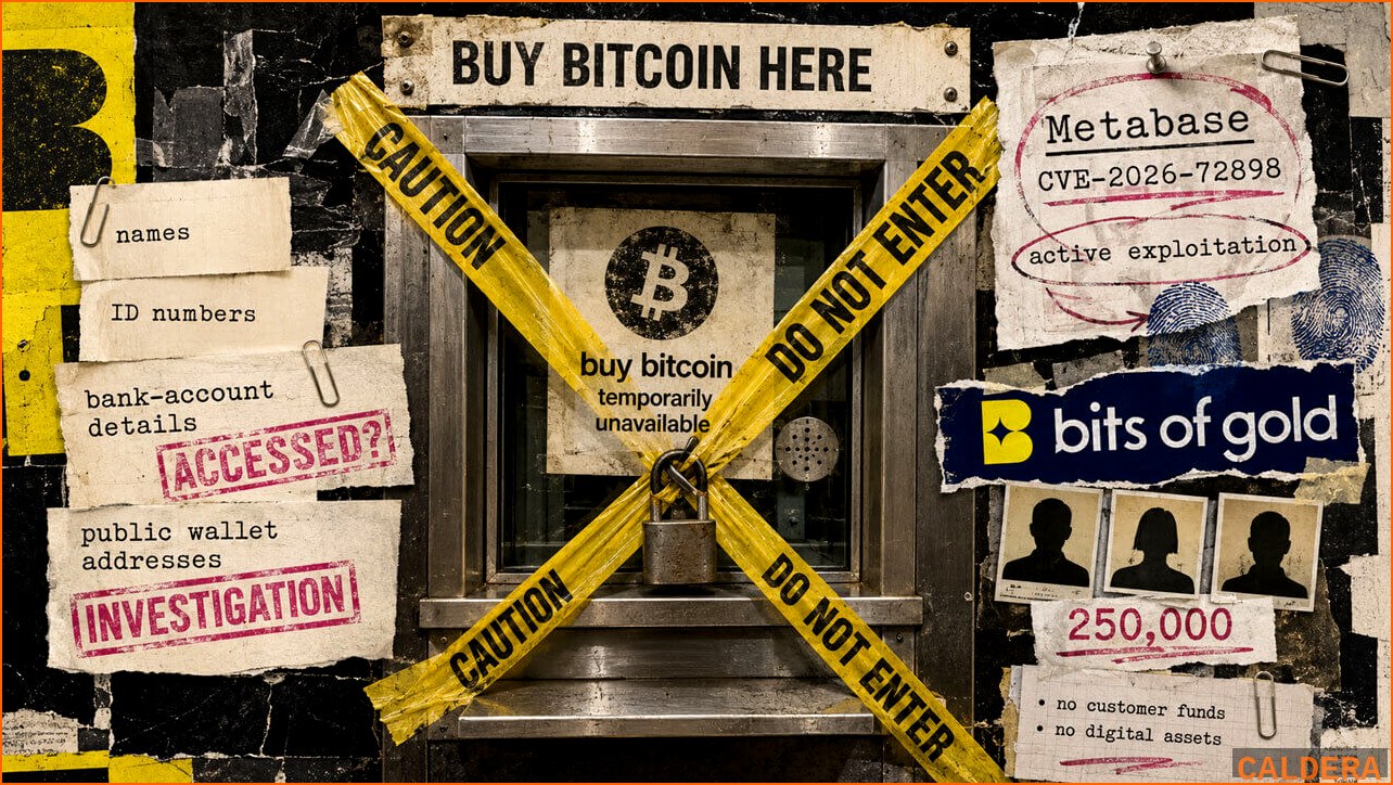 비트코인 BTC 뉴스 - 비트코인 거래 중단, 25만 명 개인 | 칼데라 크립토 커뮤니티