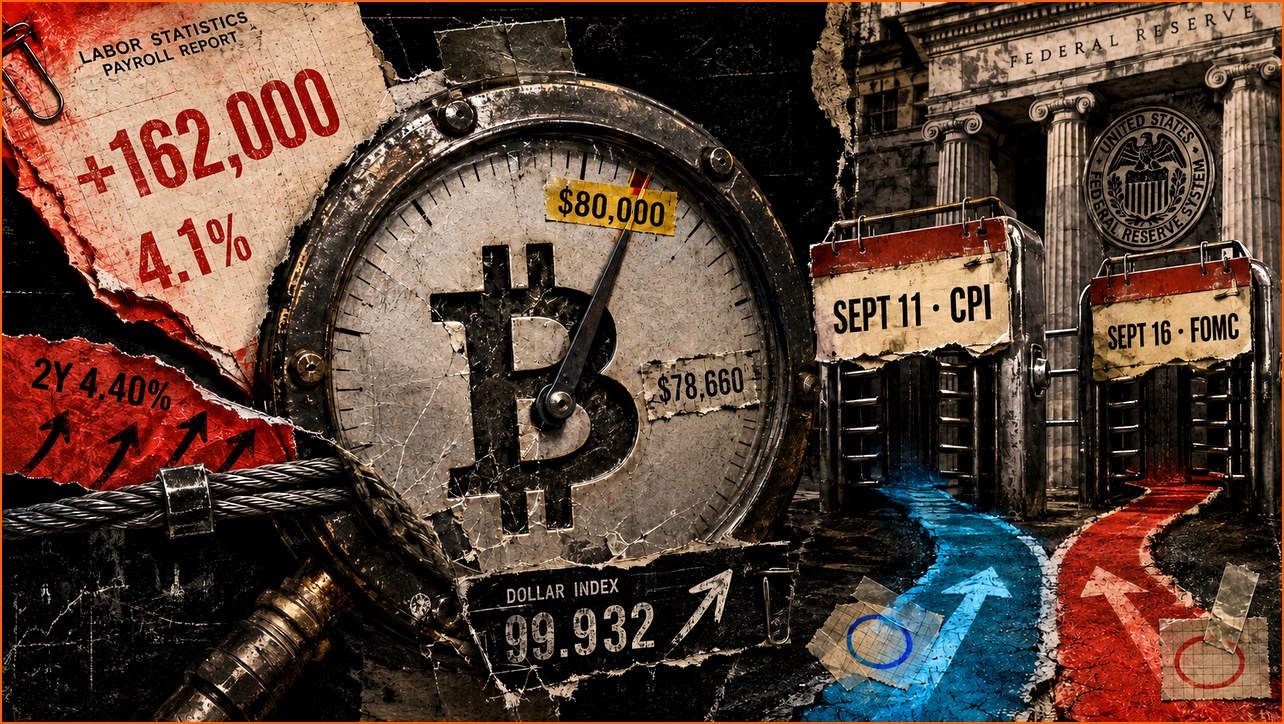 비트코인 BTC 뉴스 - 美 8월 고용 보고서 발표 후 비트코 | 칼데라 크립토 커뮤니티