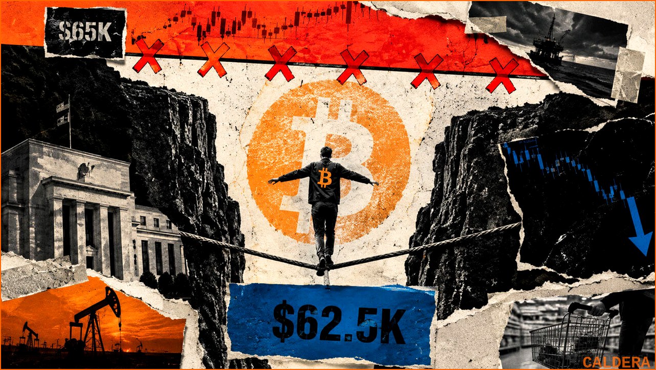 비트코인 BTC 뉴스 - 비트코인, 6만2500달러 붕괴 시 | 칼데라 크립토 커뮤니티