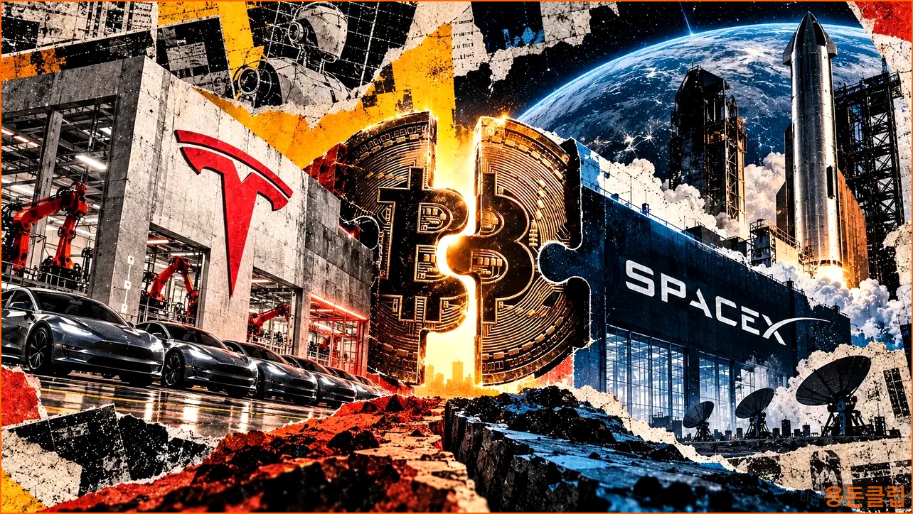 비트코인 BTC 뉴스 - 일론 머스크, 테슬라-스페이스X 합병 | 용돈클럽