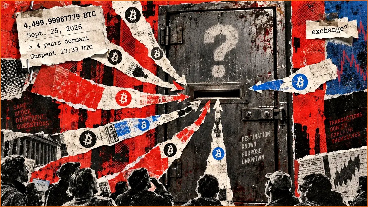 비트코인 BTC 뉴스 - 잠자던 고래 4500 BTC 이동.. | 칼데라 크립토 커뮤니티